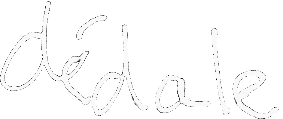 Dédale au posca en écriture manuscrite