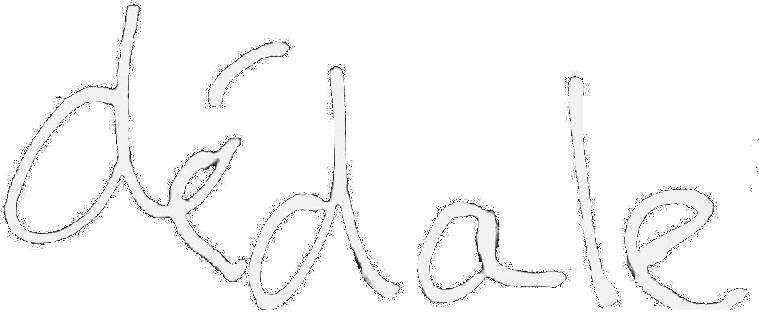 Dédale au posca en écriture manuscrite